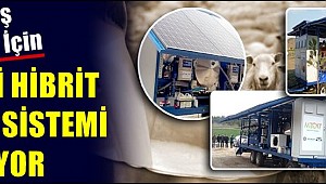 KÜÇÜKBAŞ HAYVANLAR İÇİN GEZİCİ HİBRİT SAĞIM SİSTEMİ GELİYOR