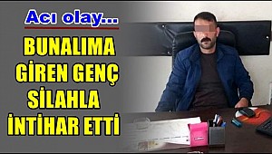 ORTAKÖY İLÇESİNDE BUNALIMA GİREN GENÇ SİLAHLA İNTİHAR ETTİ