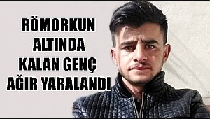 ESKİL İLÇESİNDE RÖMORKUN ALTINDA KALAN GENÇ AĞIR YARALANDI