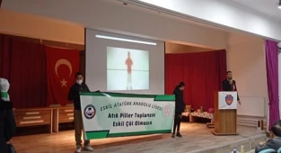 ATIK PİLLER TOPLANSIN ESKİL ÇÖL OLMASIN! 