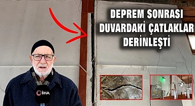 TARİHİ ESKİL ULU CAMİİ'NDE DEPREM SONRASI ÇATLAKLAR OLUŞTU