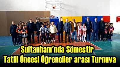 Sultanhanı'nda İlçe Gençlik ve İlçe Milli eğitim Müdürlüğü Tarafından Turnuva Düzenlendi