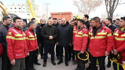 Başkan Altay'dan arama kurtarma ekiplerine teşekkür