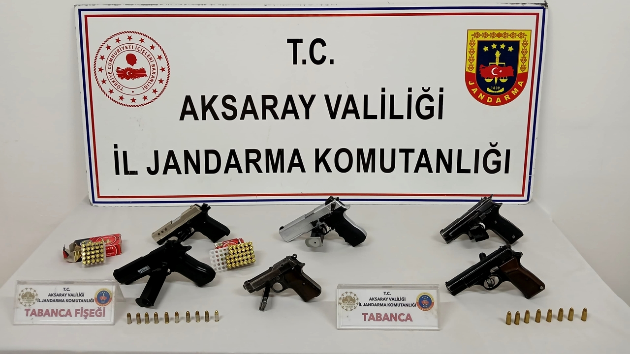 Aksaray'da Kaçak Silah Ticareti Yapan 1 Kişi Yakalandı