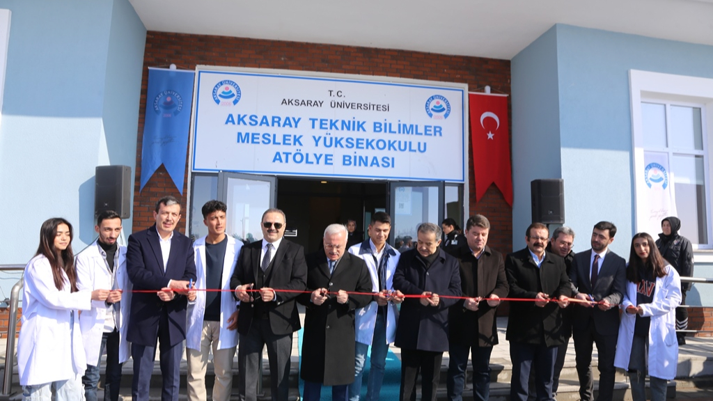 ASÜ TEKNİK BİLİMLER MYO ATÖLYE BİNASI AÇILDI